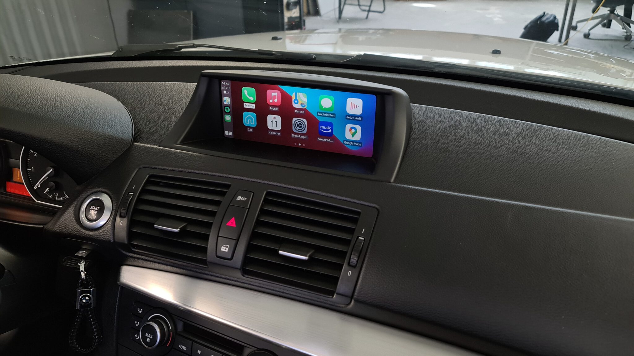 Apple CarPlay Android Auto für BMW 1er E81 E82 E87 E88 CarHex