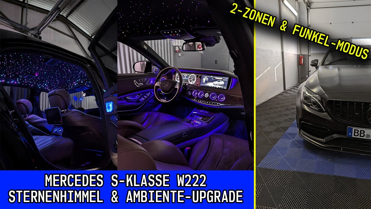 3D Hochtöner (beleuchtet) - Mercedes S-Klasse W222 & Einbau - CarHex