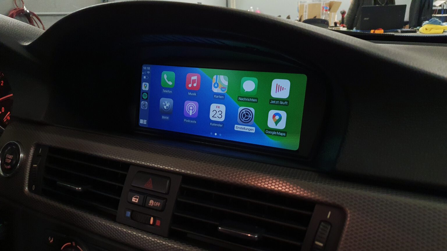 Установка carplay bmw