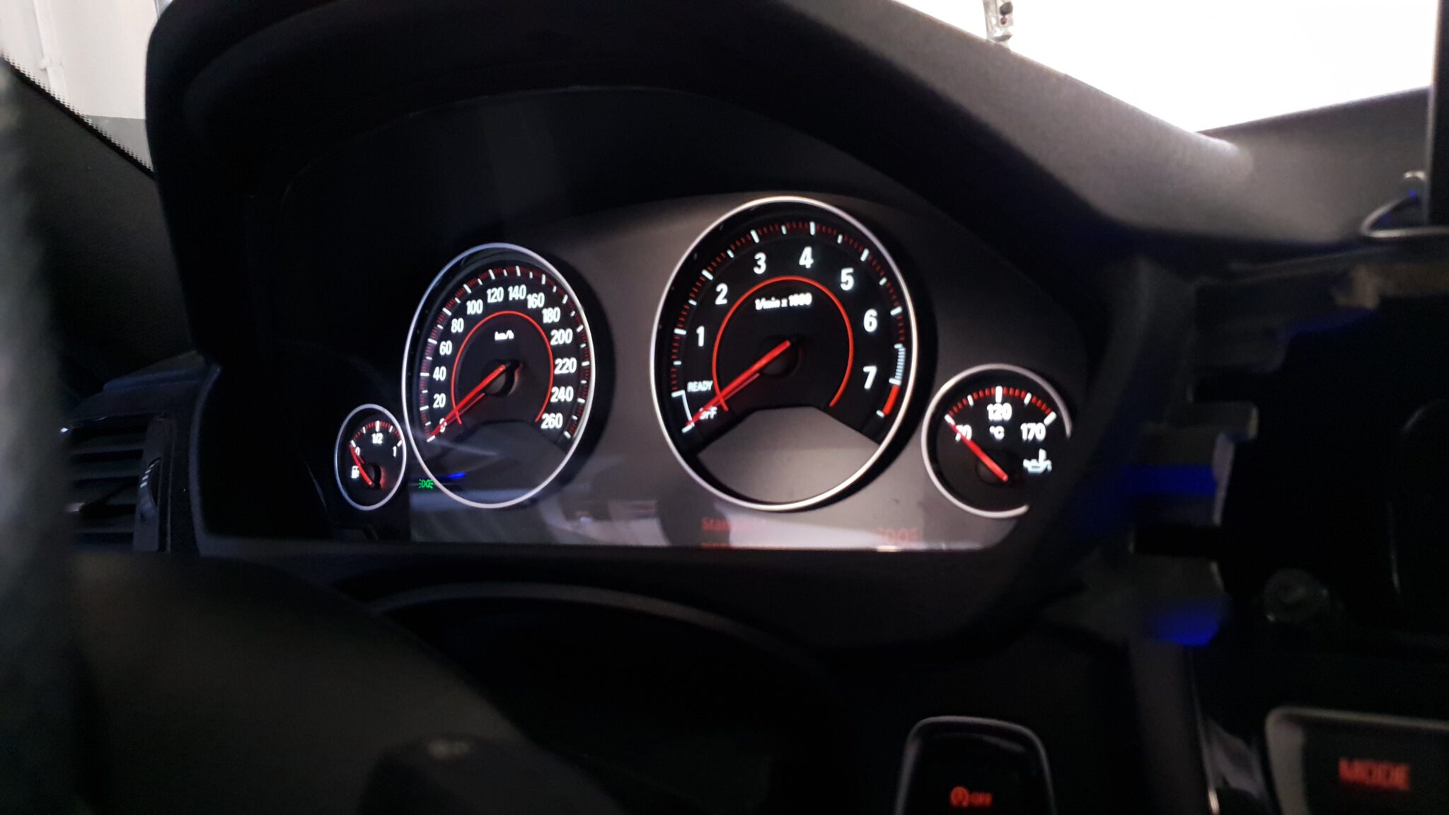 Tacho LEDUmbau für BMW 3er 4er F30 F31 F32 F33 F34 F36 CarHex