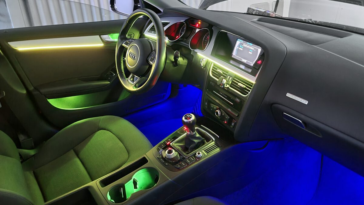 Audi A5 S5 RS5 Ambientebeleuchtung mehrfarbig nachrüsten