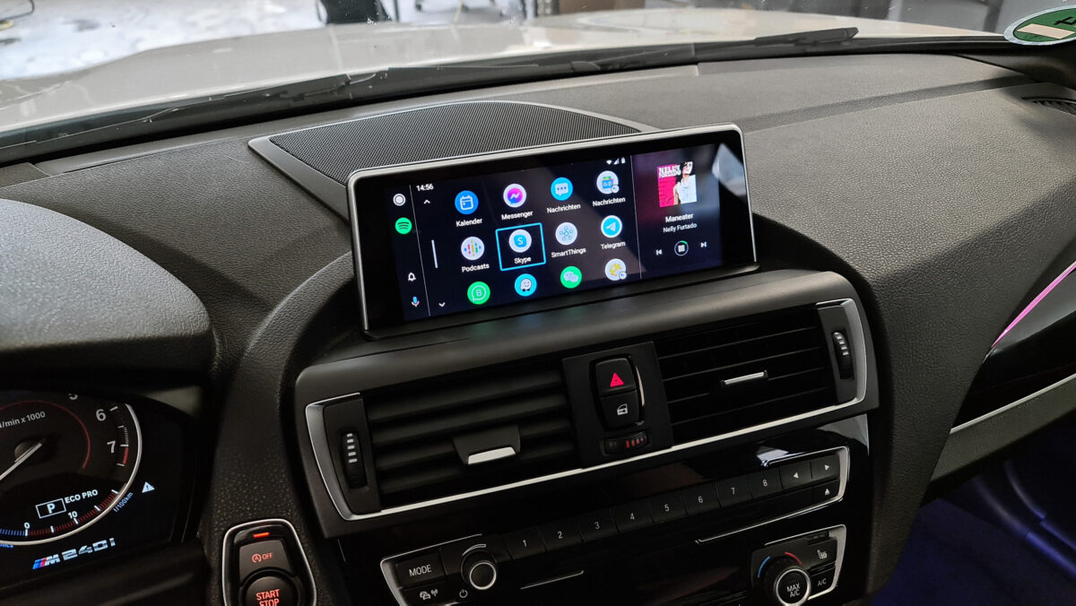 Nachrüstung von Apple-CarPlay und Android-Auto im BMW 1er F20 F21