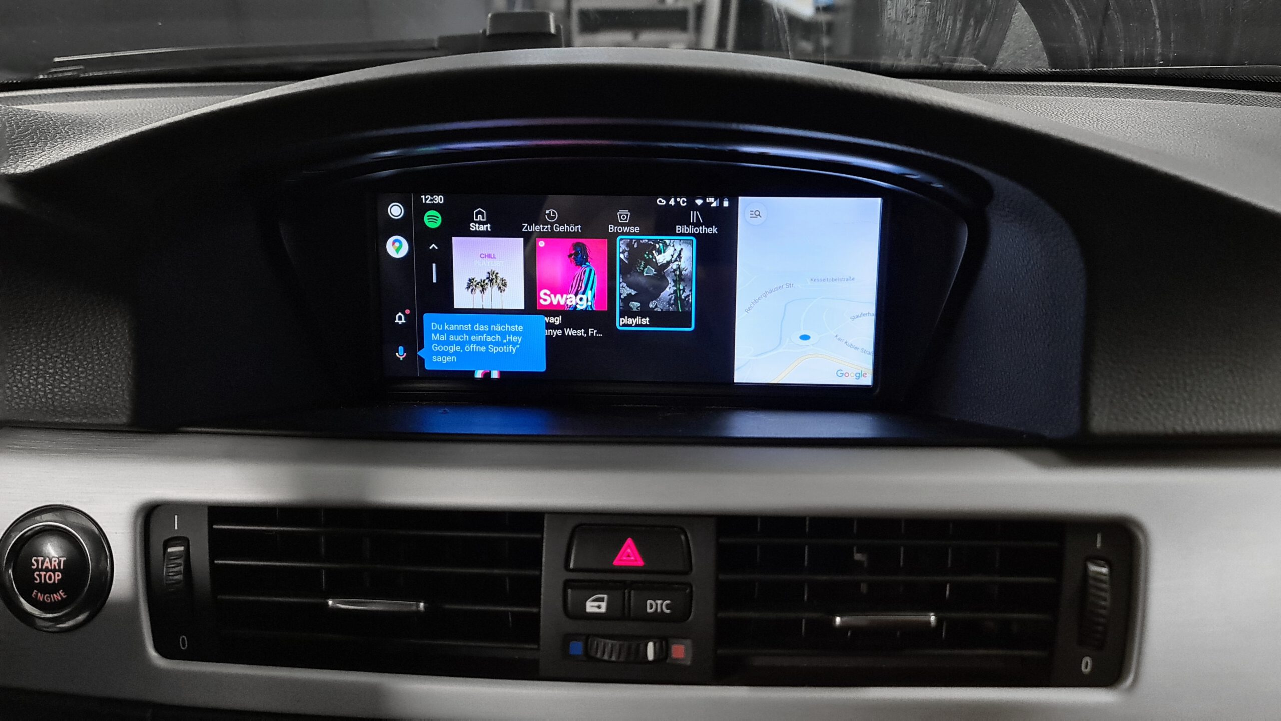 Nachrüstung von Apple-CarPlay und Android-Auto im BMW 3er E90 E91 E92 E93