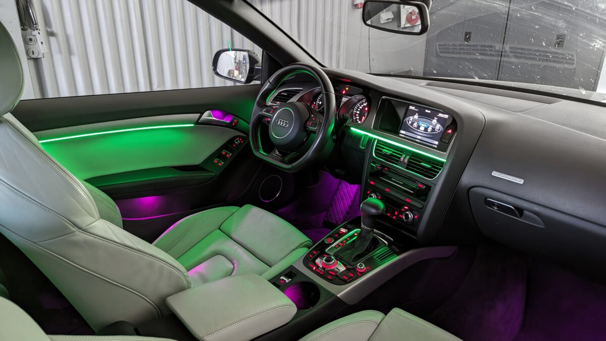 Ambientebeleuchtung für Audi A4 S4 RS4 B8/8K inkl. Einbau (Nachrüstung) – Bild 2