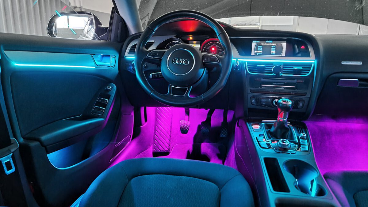 Audi A5 S5 RS5 Ambientebeleuchtung mehrfarbig nachrüsten