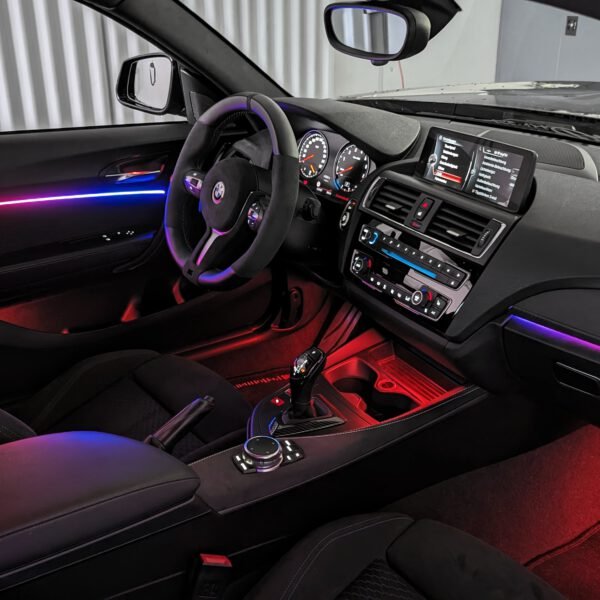 Ambientebeleuchtung für BMW M2 Competition/Coupe F87 inkl. Einbau (Nachrüstung) – Ansicht 11