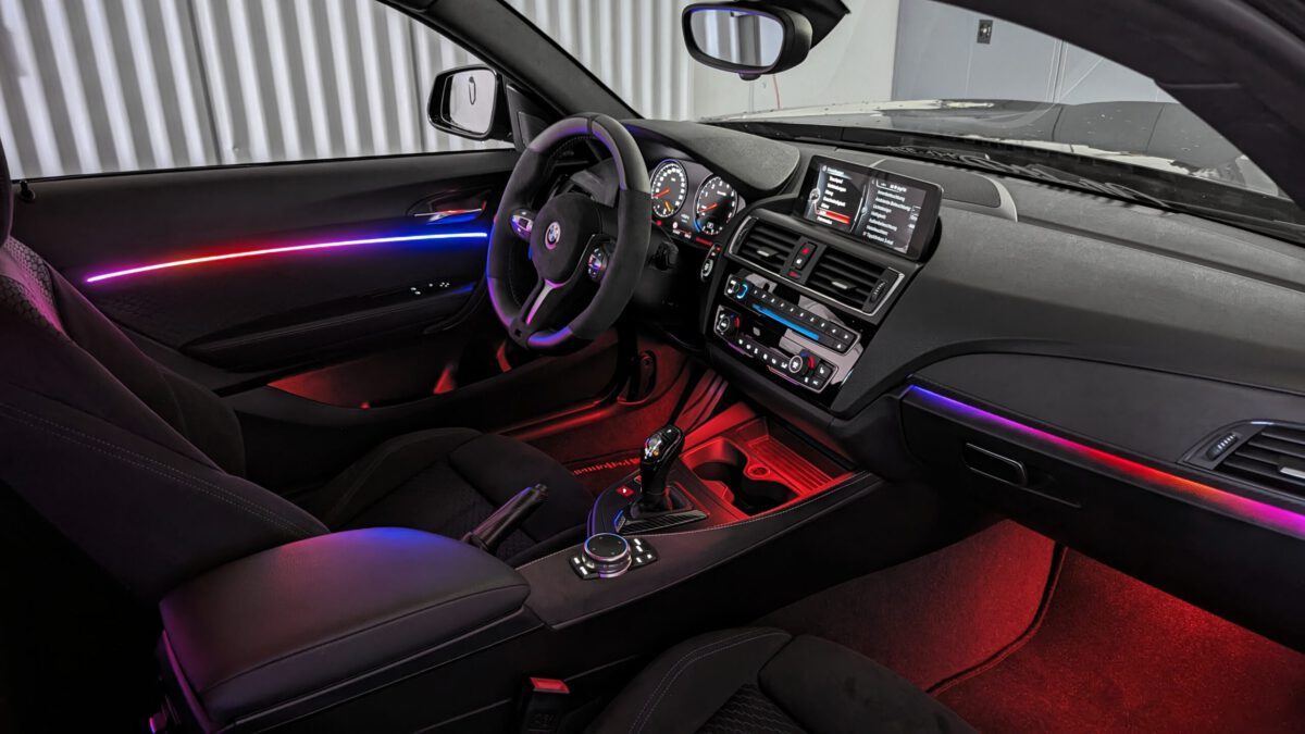 Ambientebeleuchtung für BMW 2er F22 F23 inkl. Einbau (Nachrüstung) – Bild 6