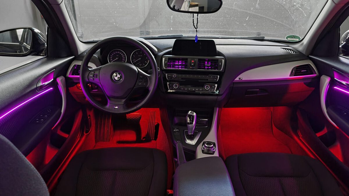 Nachrüstung der mehrfarbigen Ambientebeleuchtung in deinem BMW 1er 2er F20 F21 F22 F23