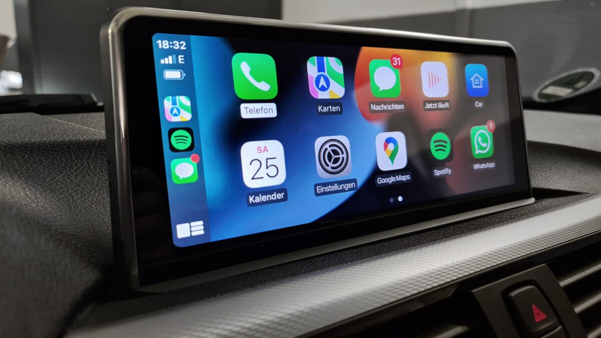 CarPlay und Android Auto im 3er F30 F31 F34 nachrüsten