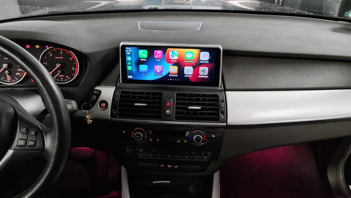 Nachrüstung Apple-CarPlay und Android-Auto im BMW X5 X6 E70 E71
