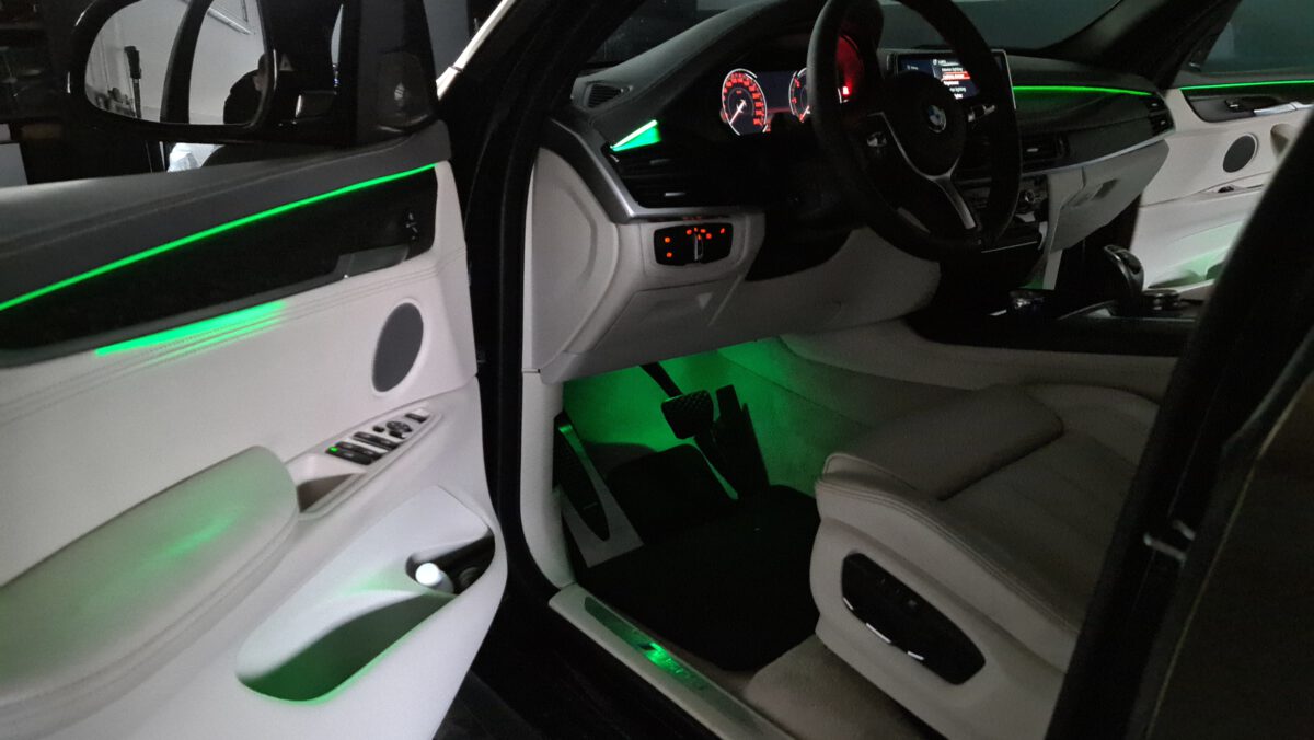 BMW X5 X6 F15 F16 Ambientebeleuchtung Farben codieren