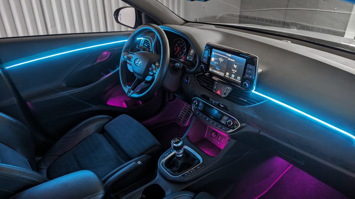 Ambientebeleuchtung für Hyundai TUCSON inkl. Einbau (Nachrüstung) – Bild 2