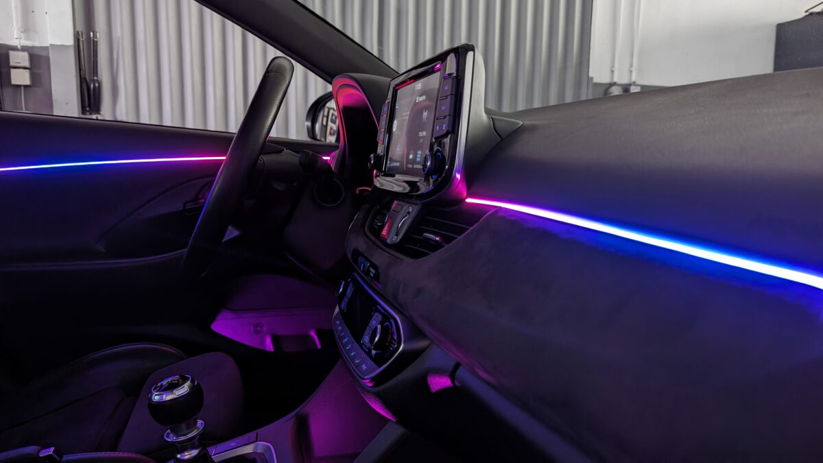 Ambientebeleuchtung für Hyundai TUCSON inkl. Einbau (Nachrüstung) – Bild 10