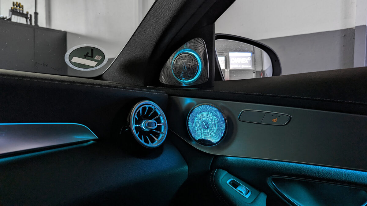 Mercedes GLC C-Klasse MOPF 64 Farben Ambientebeleuchtung Nachrüstung