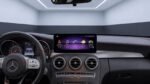 Android-Navigation (+ Apple-CarPlay) Touch für Mercedes C-Klasse W205 (inkl. Einbau)