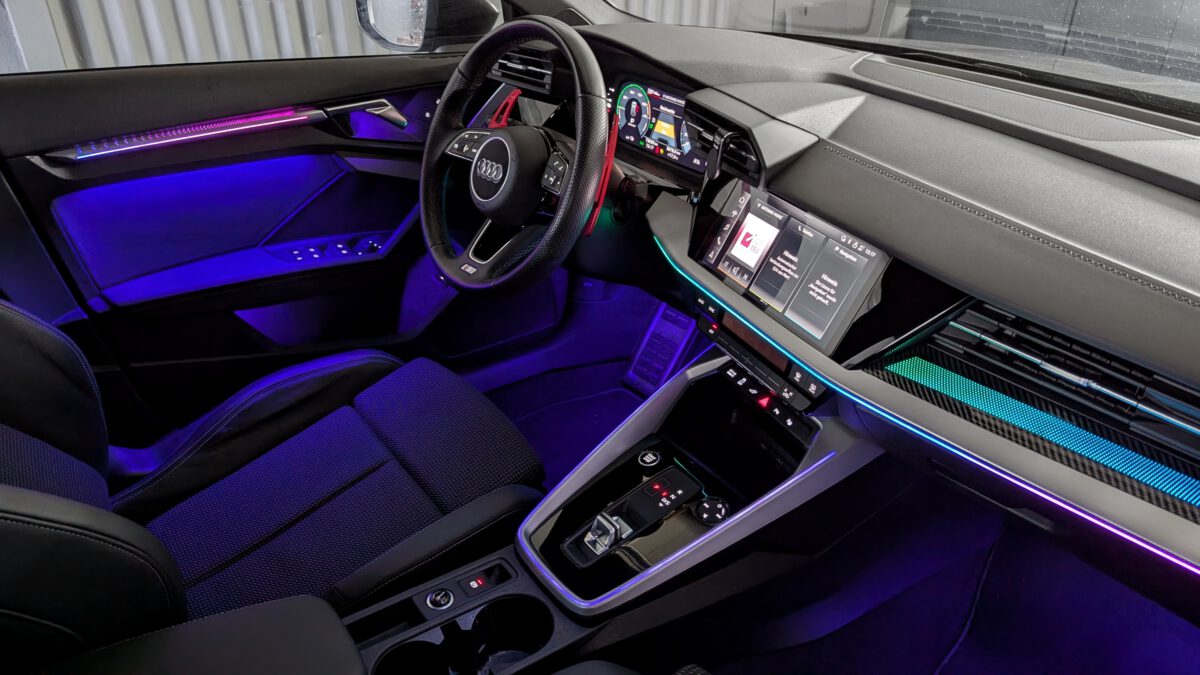 Ambientebeleuchtung für Audi A3 S3 RS3 8Y inkl. Einbau (Nachrüstung) – Bild 10