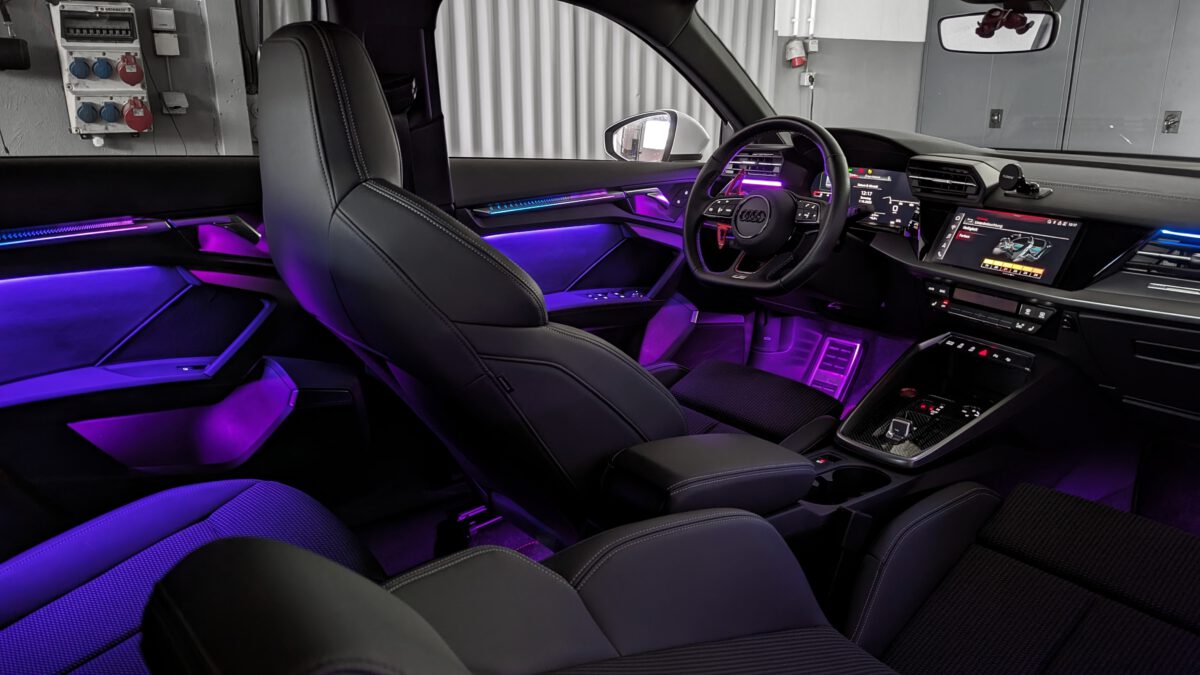 Ambientebeleuchtung für Audi A3 S3 RS3 8Y inkl. Einbau (Nachrüstung) – Bild 2