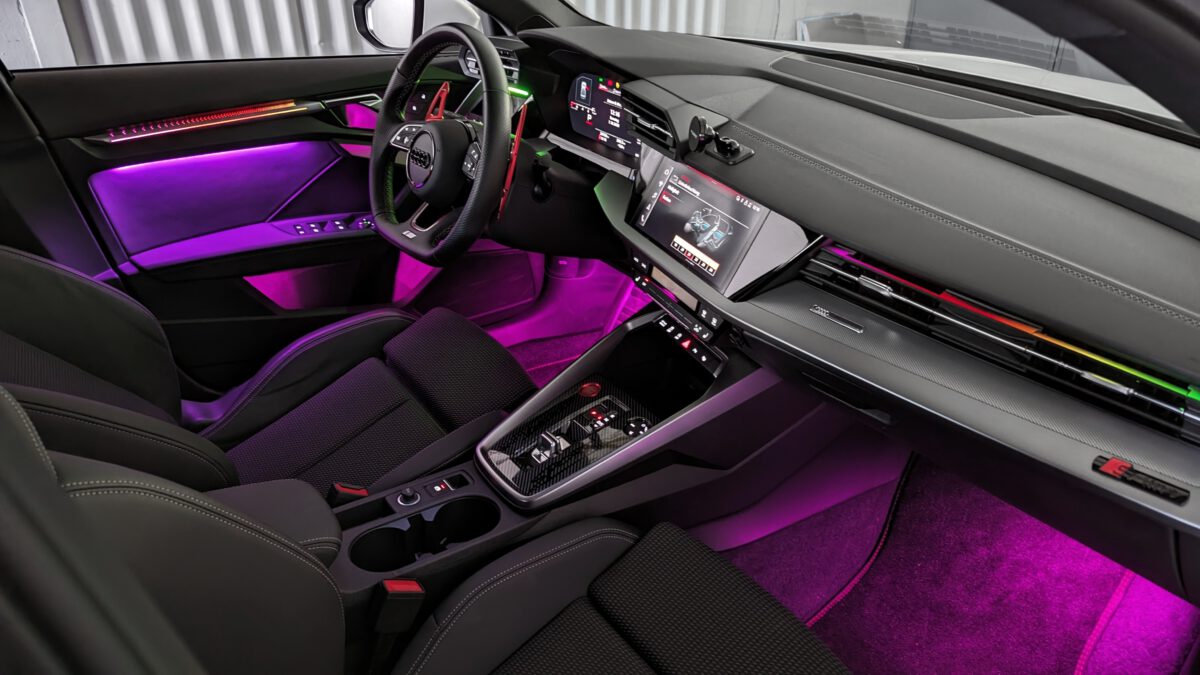 Ambientebeleuchtung für Audi A3 S3 RS3 8Y inkl. Einbau (Nachrüstung) – Bild 6