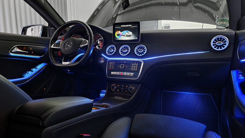 Nachrüstung der Ambientebeleuchtung im Mercedes CLA GLA A-Klasse