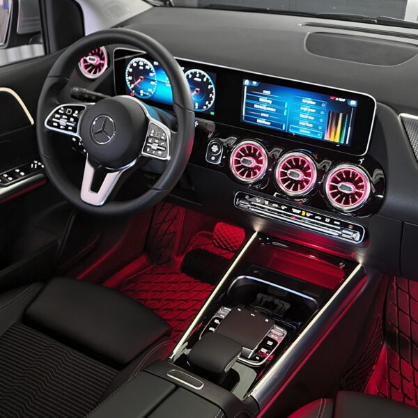 Nachrüstung der Ambientebeleuchtung im Mercedes GLA/B-Klasse