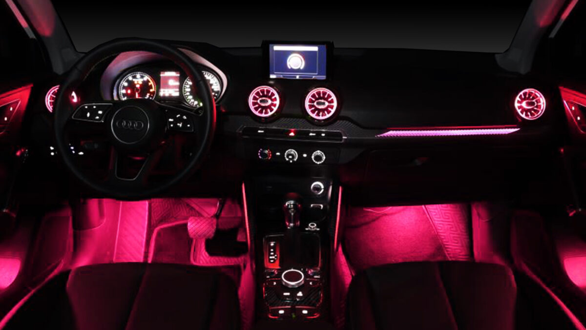 Nachrüstung der Ambientebeleuchtung im Audi Q2