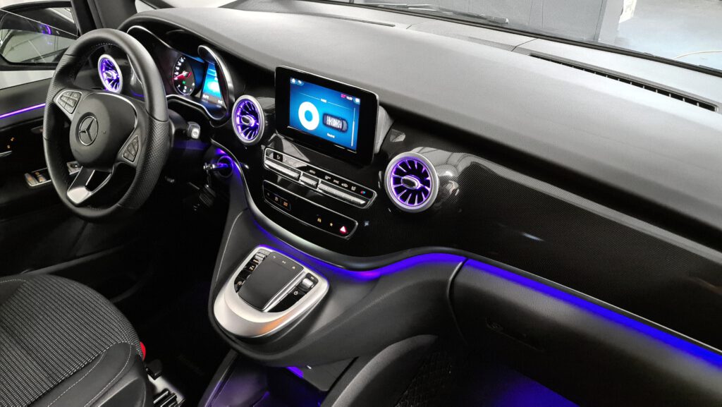 Ambientebeleuchtung für Mercedes VKlasse W447 inkl. Einbau CarHex