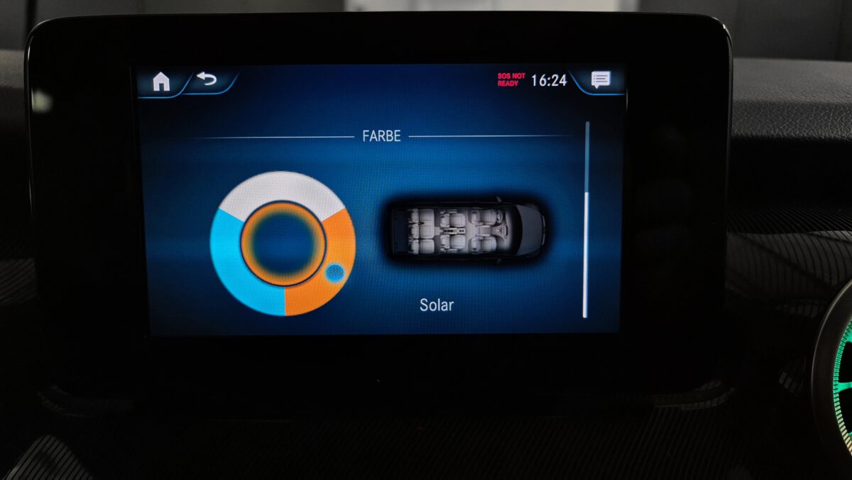 Nachrüstung der mehrfarbigen Ambientebeleuchtung in der Mercedes V-Klasse W447