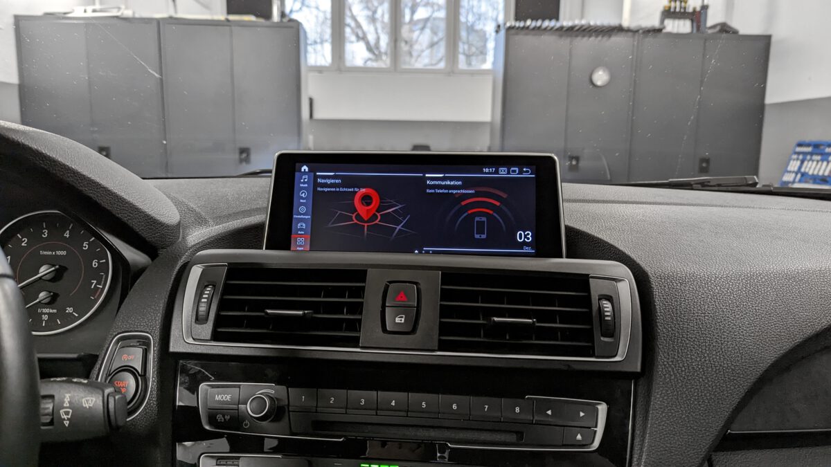 Android-Navigation V1 im BMW 1er 2er F20 F21 F22 F23 nachrüsten