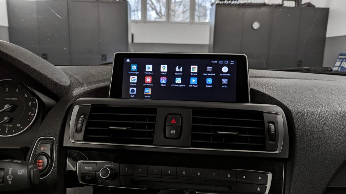 Android-Navigation V1 im BMW 1er 2er F20 F21 F22 F23 nachrüsten