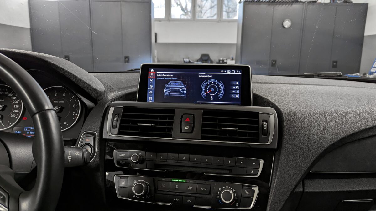 Android-Navigation V1 im BMW 1er 2er F20 F21 F22 F23 nachrüsten