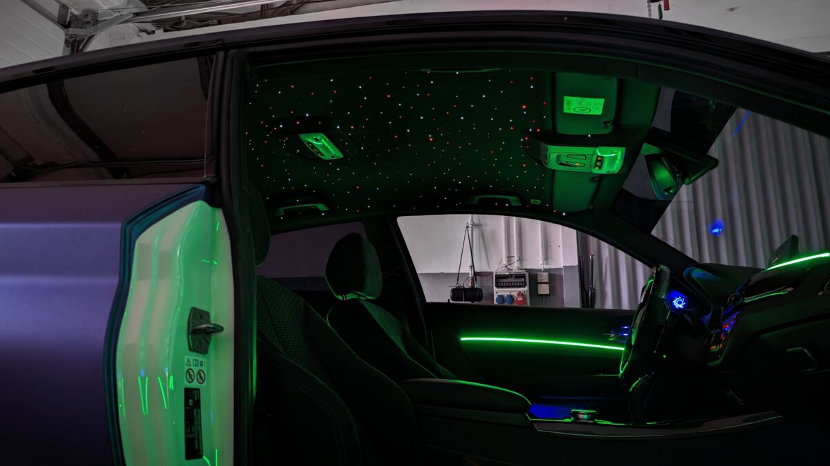 Sternenhimmel LED für BMW M2 F87 inkl. Einbau (Nachrüstung) – Bild 7