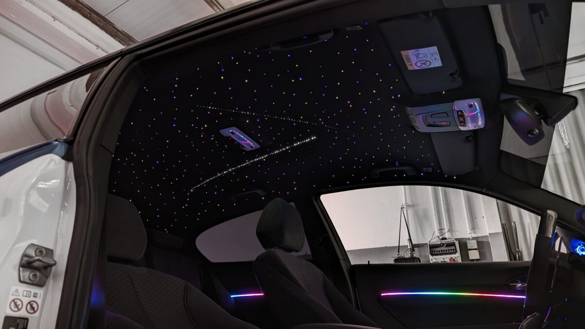 Sternenhimmel LED für BMW 1er F20 F21 inkl. Einbau (Nachrüstung) – Bild 3