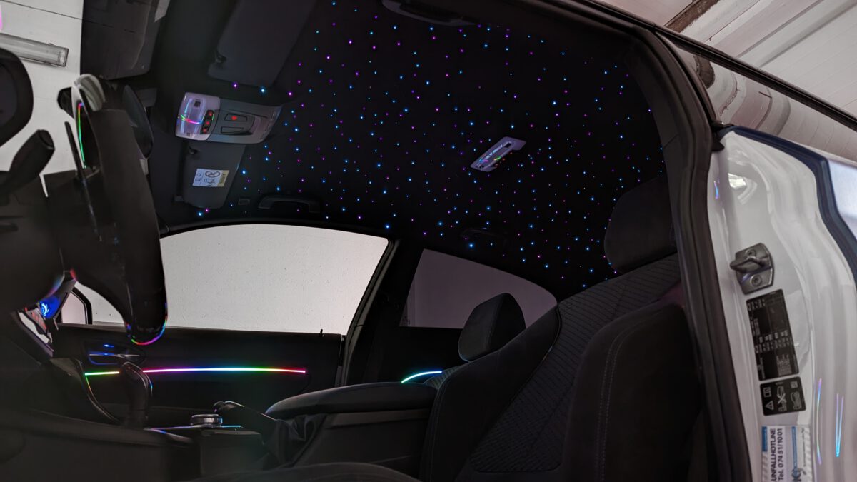 Sternenhimmel LED für BMW M2 F87 inkl. Einbau (Nachrüstung) – Bild 9