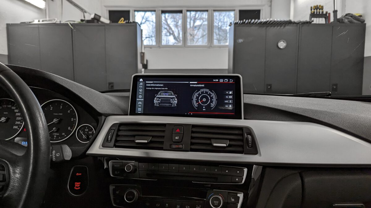 Nachrüstung des Android-Navi im BMW 3er F30 F31 F34