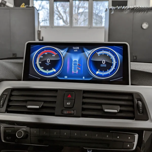 App-Menü auf dem Android-Navi im BMW 3er F30 F31 F34