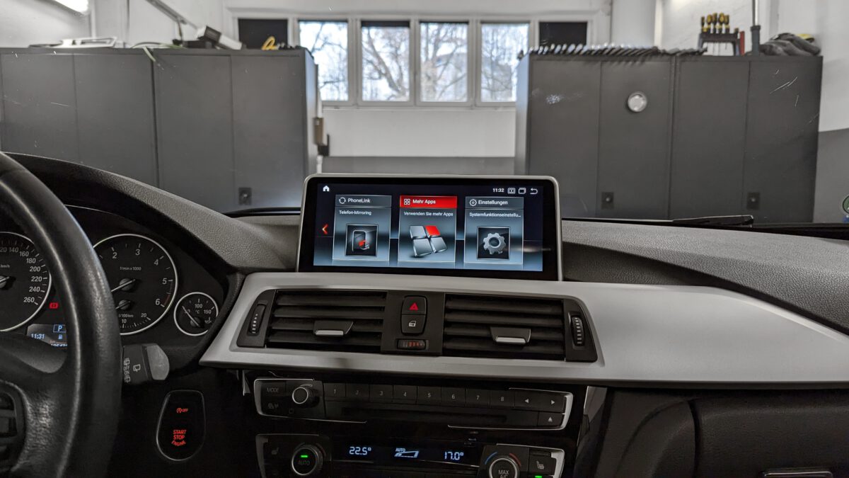 Nachrüstung des Android-Navi im BMW 3er F30 F31 F34