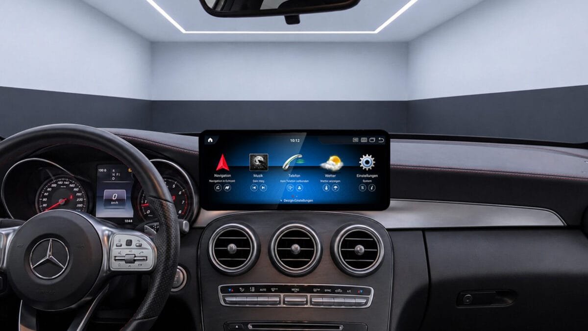 Android-Navigation (+ Apple-CarPlay) Touch für Mercedes GLC X253 (inkl. Einbau) – Ansicht 2