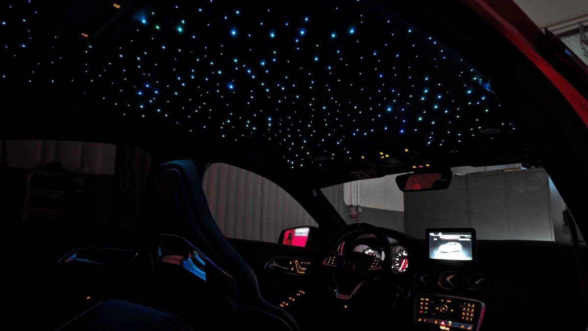 Sternenhimmel LED für Mercedes A-Klasse W176 inkl. Einbau (Nachrüstung) – Bild 7