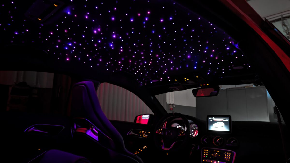Sternenhimmel LED für Mercedes A-Klasse W176 inkl. Einbau (Nachrüstung) – Bild 9