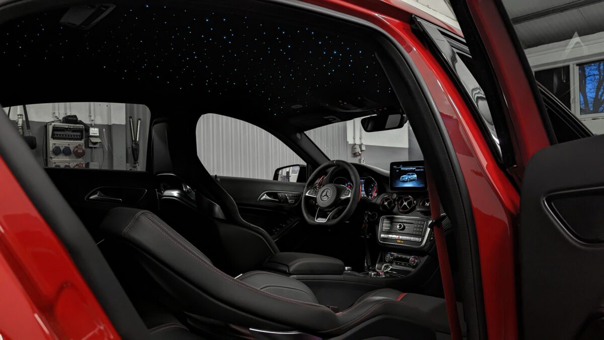 Sternenhimmel LED für Mercedes A-Klasse W176 inkl. Einbau (Nachrüstung) – Bild 8
