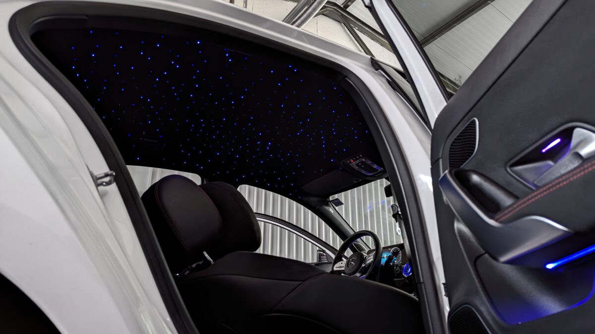 Sternenhimmel LED für Mercedes CLA C118 inkl. Einbau (Nachrüstung) – Bild 5