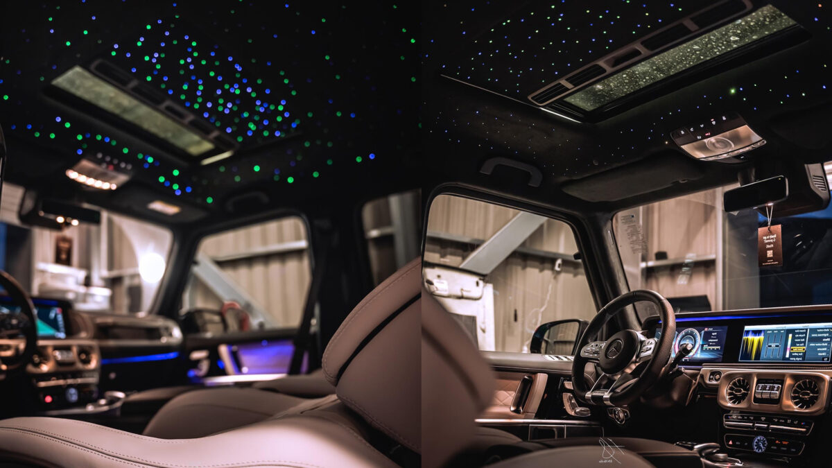 Sternenhimmel in der Mercedes G-Klasse nachrüsten