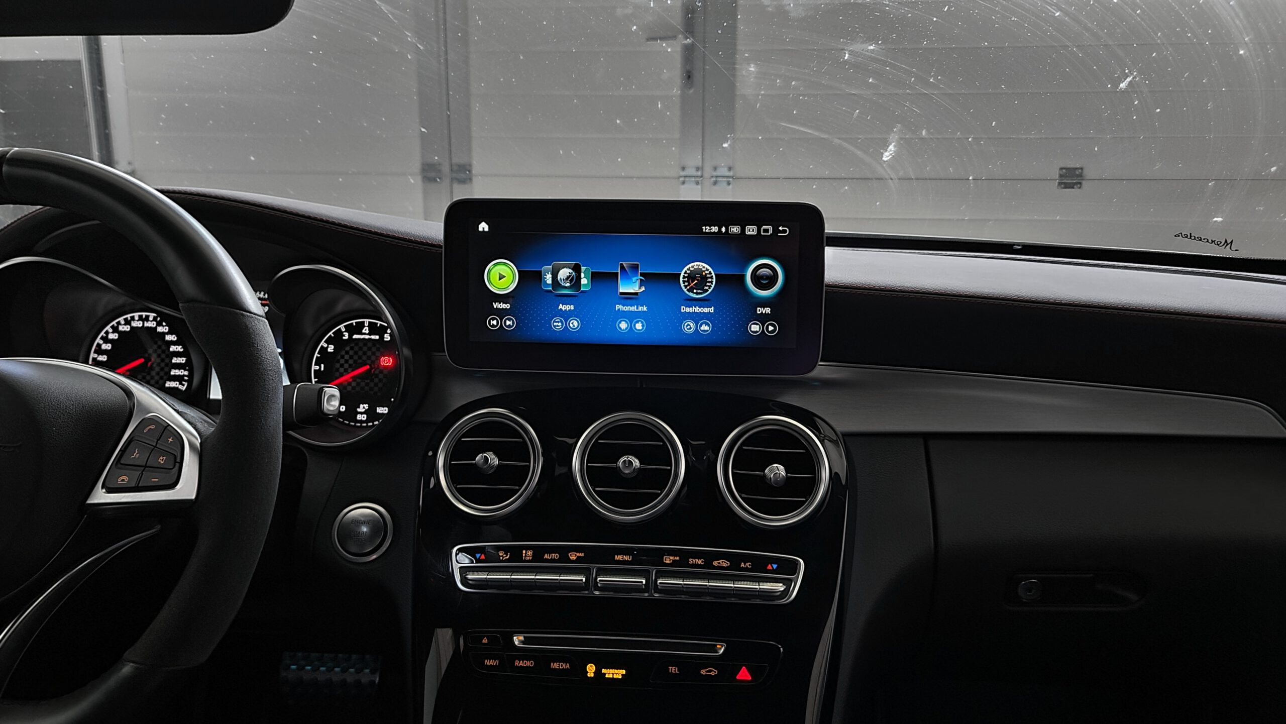 Android-Navi (+ CarPlay & Einbau) für Mercedes GLC - CarHex