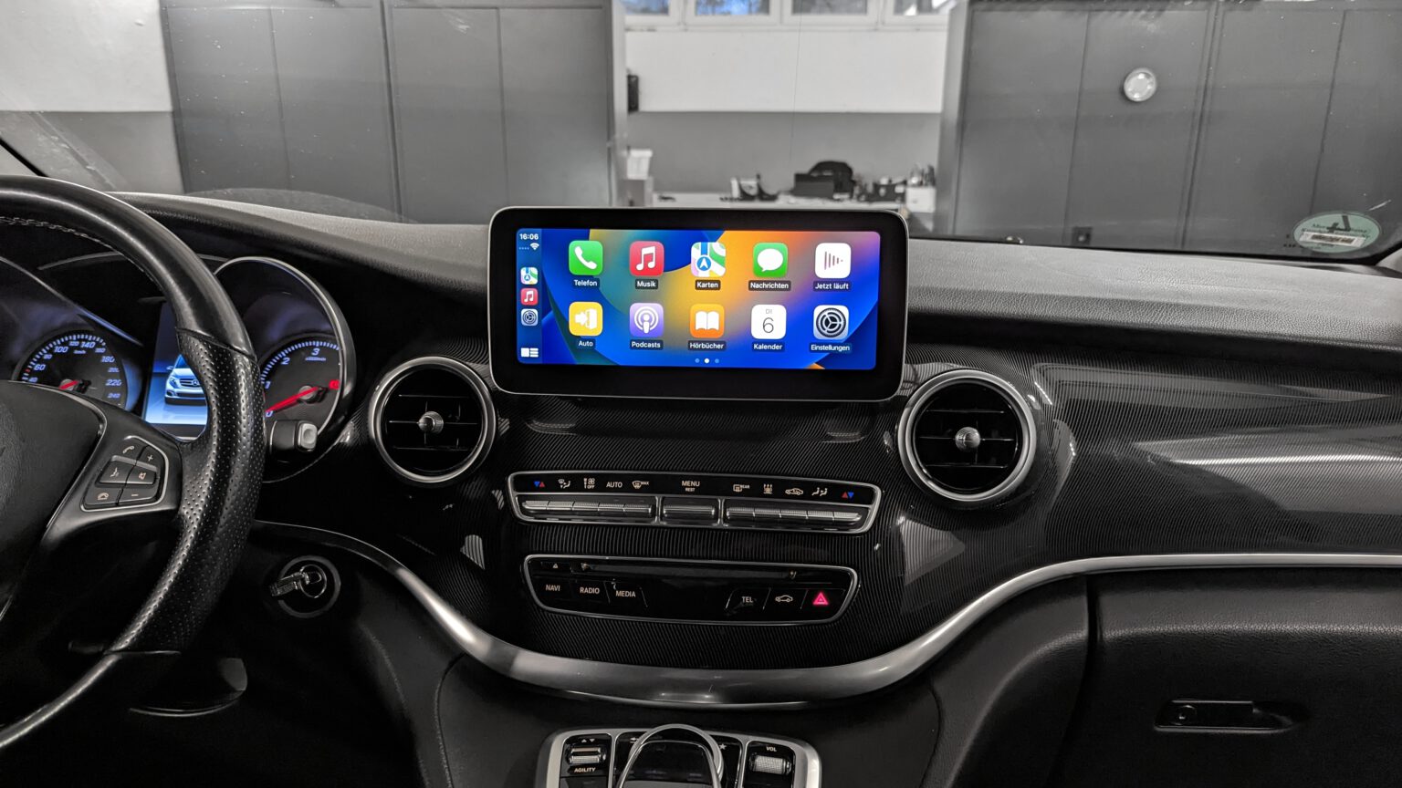 AndroidNavi (+ CarPlay & Einbau) für Mercedes VKlasse W447 CarHex