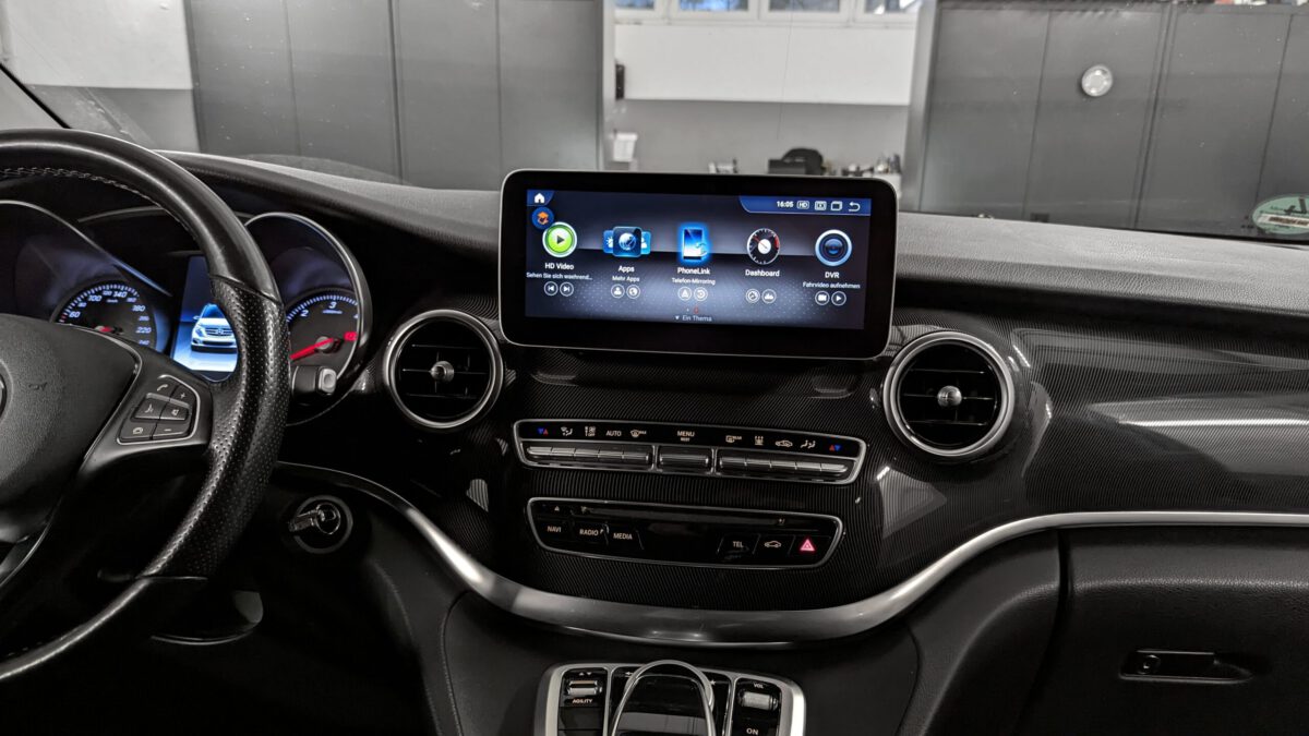 Mercedes V-Klasse W447 Android-Navi mit Apple-CarPlay nachrüsten