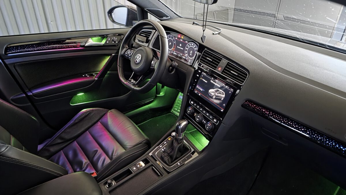 Ambientebeleuchtung für VW Golf 7 inkl. Einbau (Nachrüstung) – Bild 2