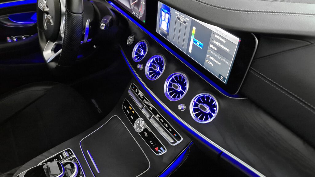 Mercedes E-Klasse W213 AMG beleuchtete Luftdüsen Turbinen nachrüsten