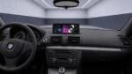 Android-Navigation V2 (Black-Frame & CarPlay) Touch für BMW 1er E81 E82 E87 E88