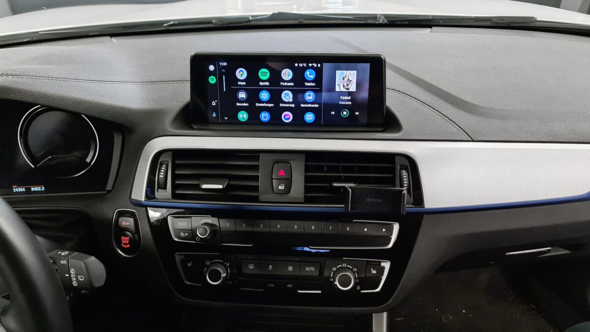 Nachrüstung des Android-Navi mit Apple-CarPlay und Einbau für BMW 1er F20 F21