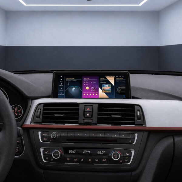 Android-Navigation V2 (Black-Frame & CarPlay) Touch für BMW 3er F30 F31 F34 – Ansicht 2